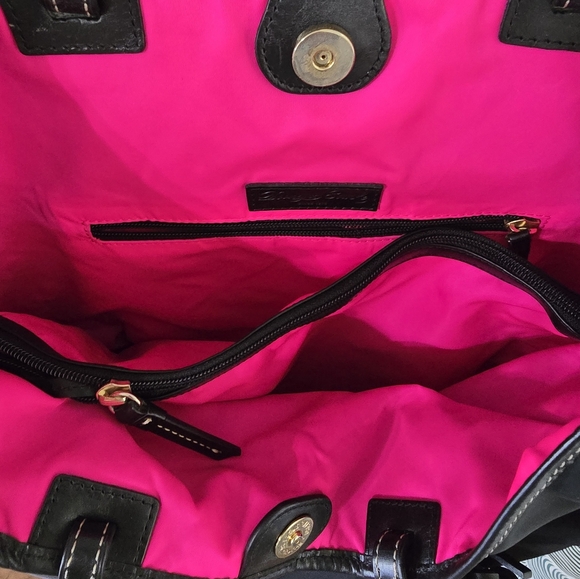 Dooney & Bourke black canvas tote bag - Picture 8 of 13